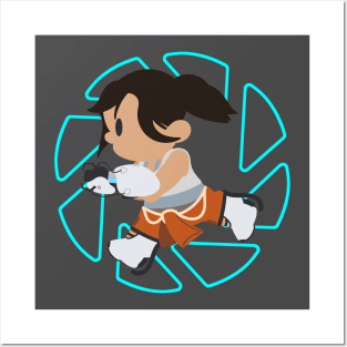 Chell Crossing - Aperture Logo Posters and Art